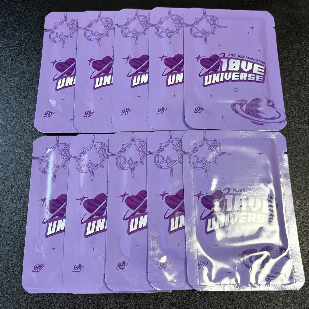 TWICE 10VE UNIVERSE ラントレ 10個 トレカ 新品未開封