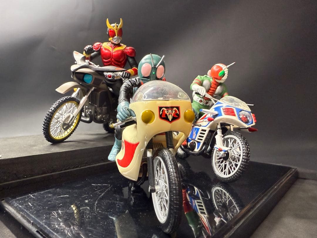 バンプレスト 仮面ライダー バイクフィギュア