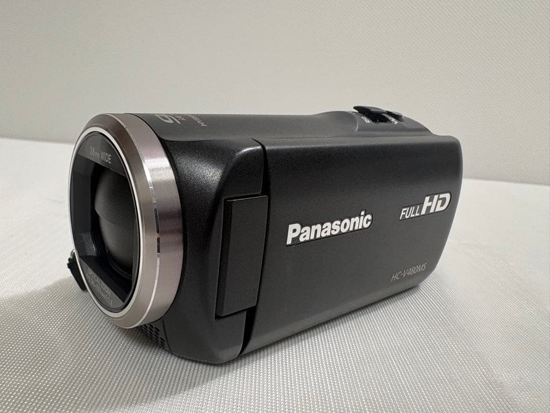 Panasonic デジタルハイビジョン ビデオカメラ HC-V480MS-K