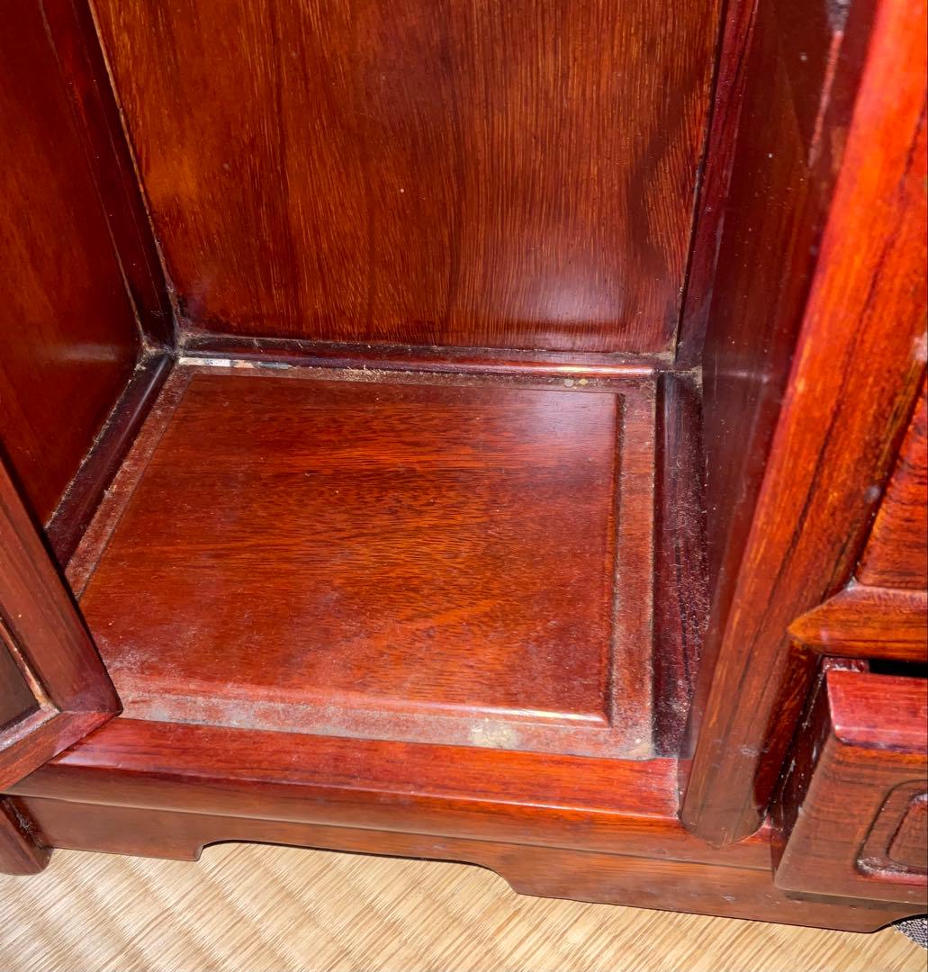 飾り棚 茶棚 茶箪笥 飾棚 茶道具 螺鈿細工 中国 家具 レトロ アンティーク