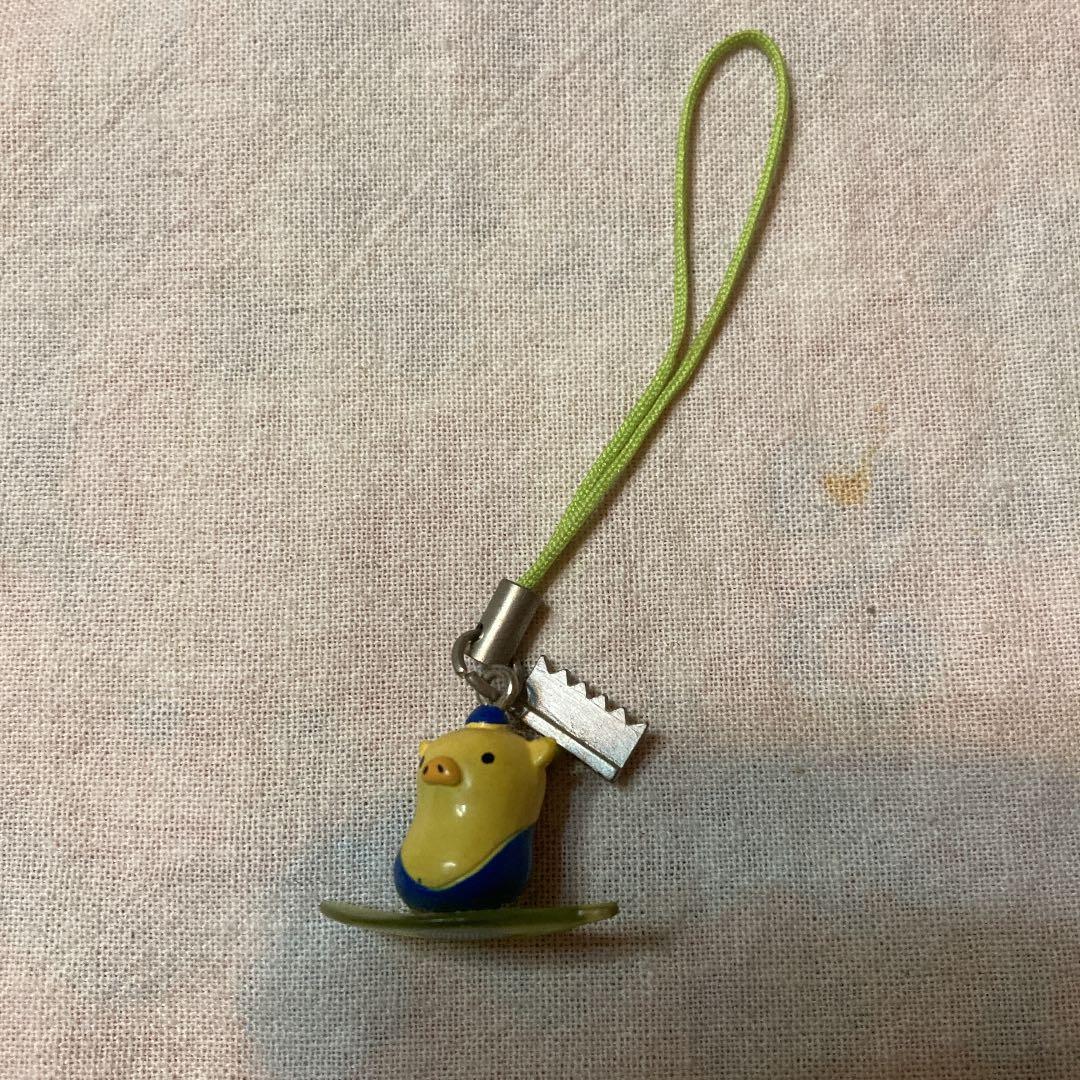 ブタさん　スキ　クワ　ストラップ　猪八戒　西遊記