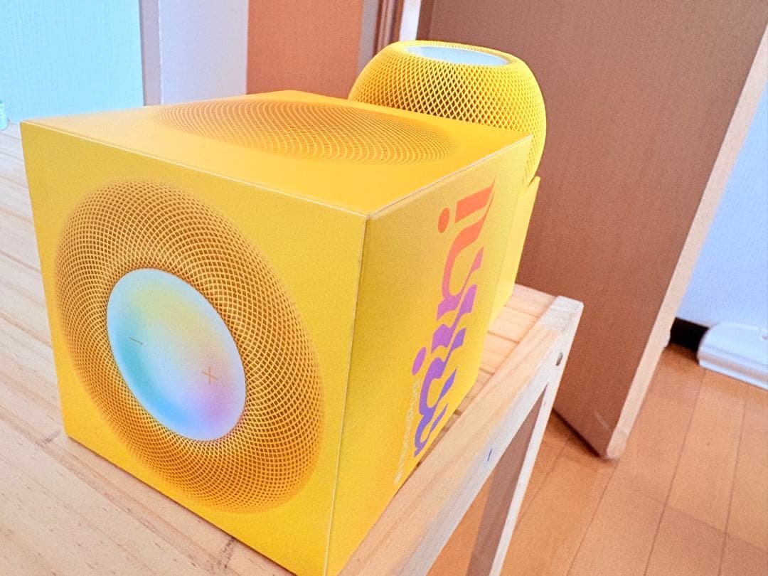 新品 ⭐️ Apple Pod miniイエローデザインスマートスピーカー