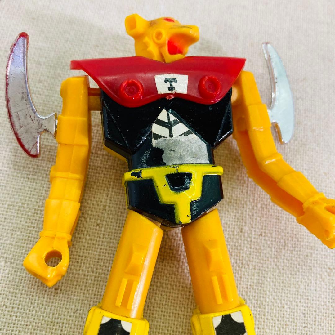 当時物 ミニ合金 龍虎巨人ゴーカイザー　ゴーカイタイガー　タカトクトイス　日本製