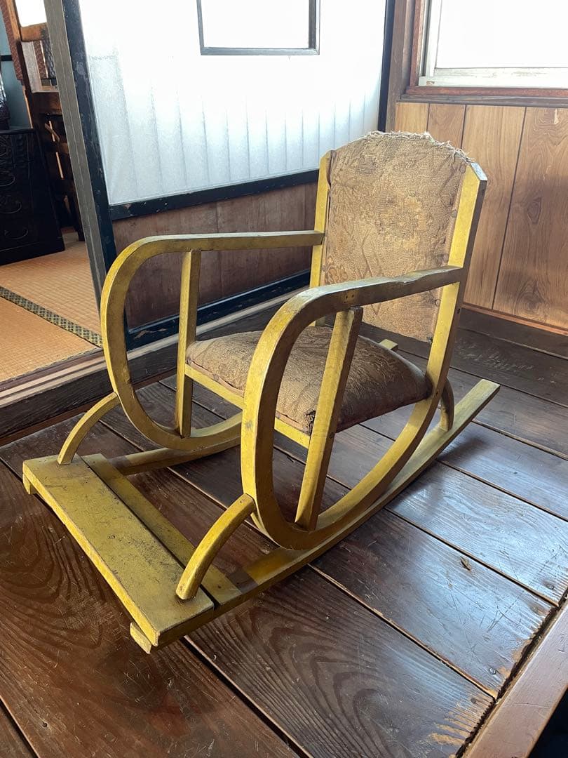 アンティーク　ドールチェア　ロッキングチェア
