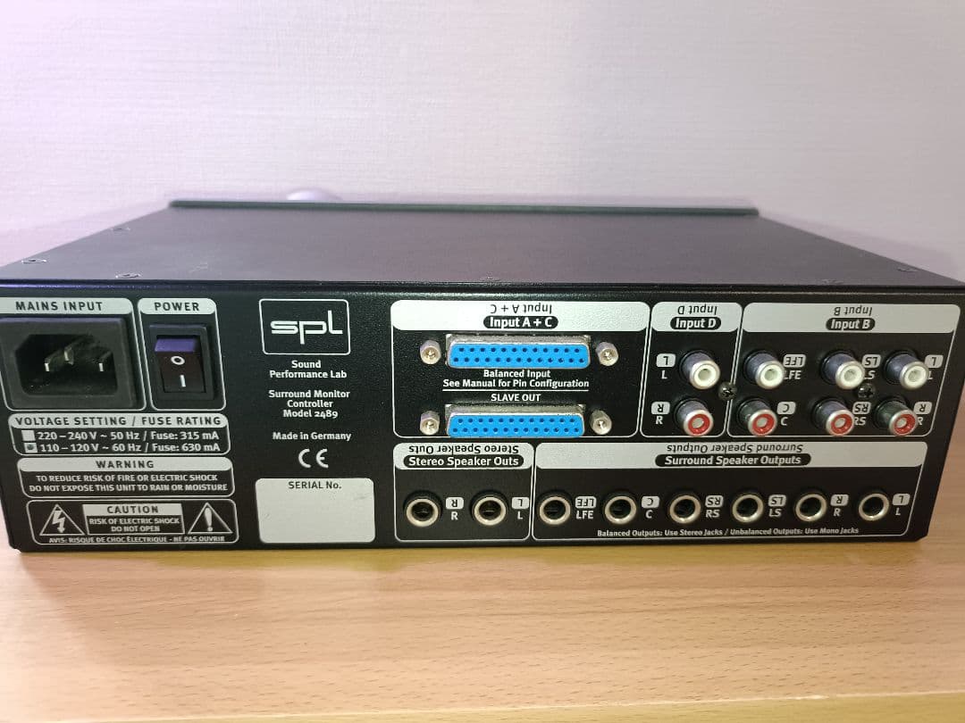 【値下げ】SPL MTC model 2489 SPL スタジオモニター
