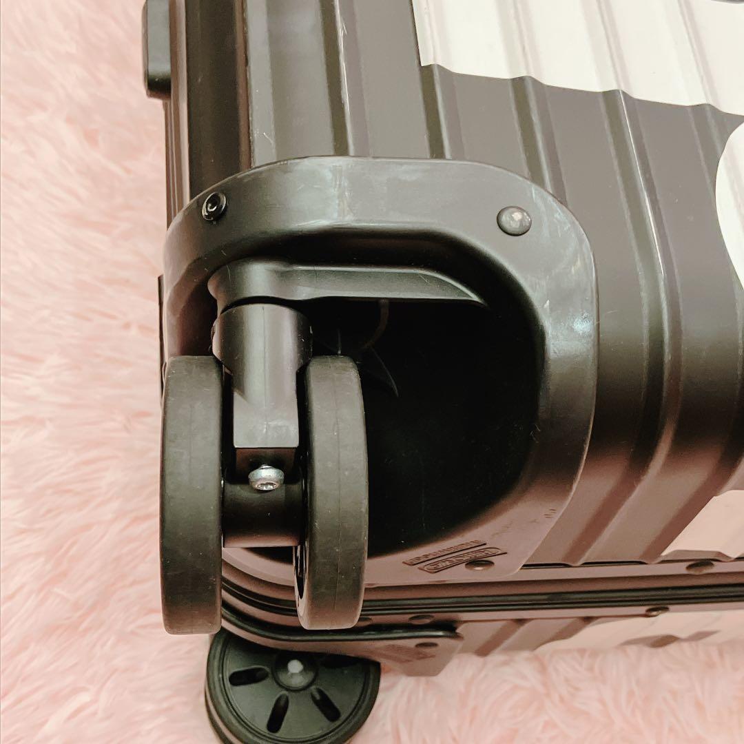 supreme RIMOWA コラボ キャリーケース 45L ブラック