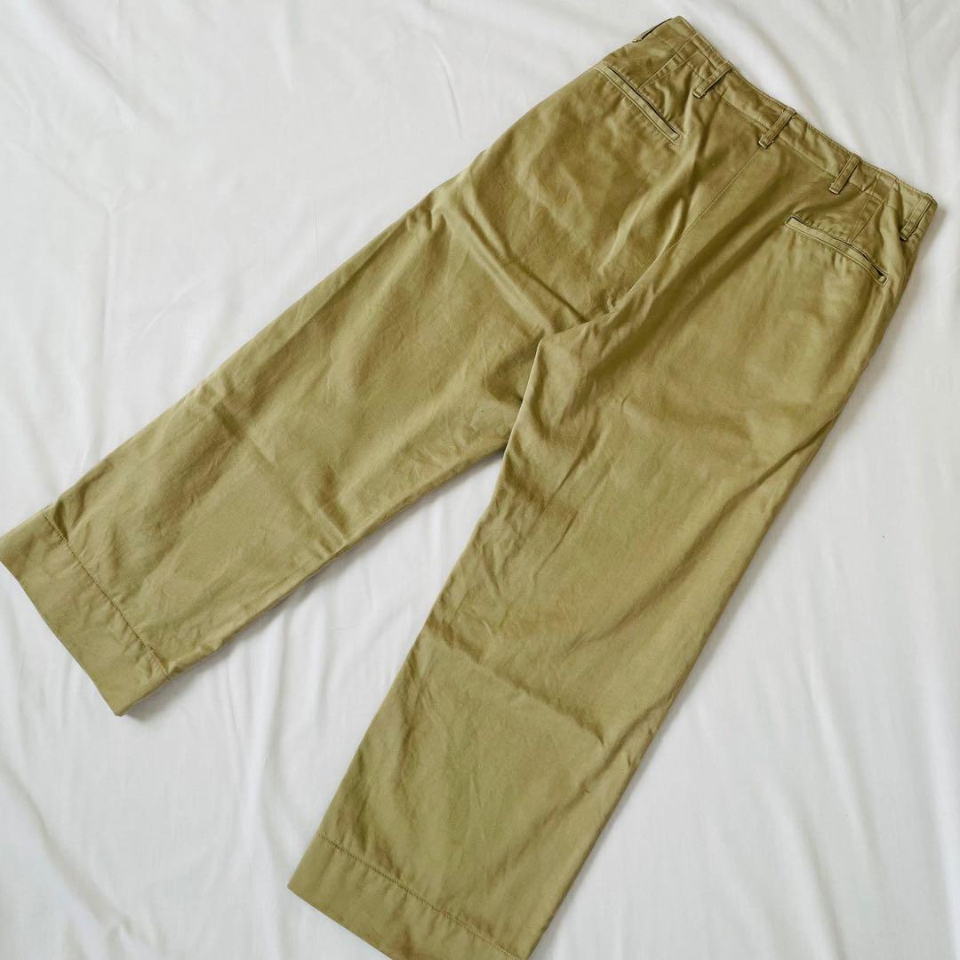 パンツ COMOLI KHAKI CHINO PANTS 24SS Z01-03014