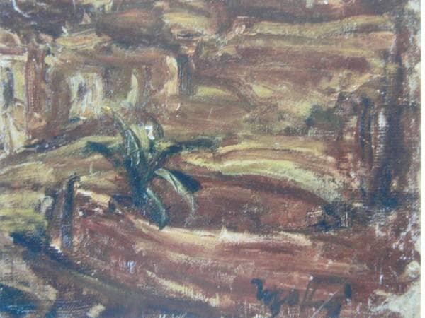 鳥海青児、アルジェ風景、希少画集画、新品高級額装付