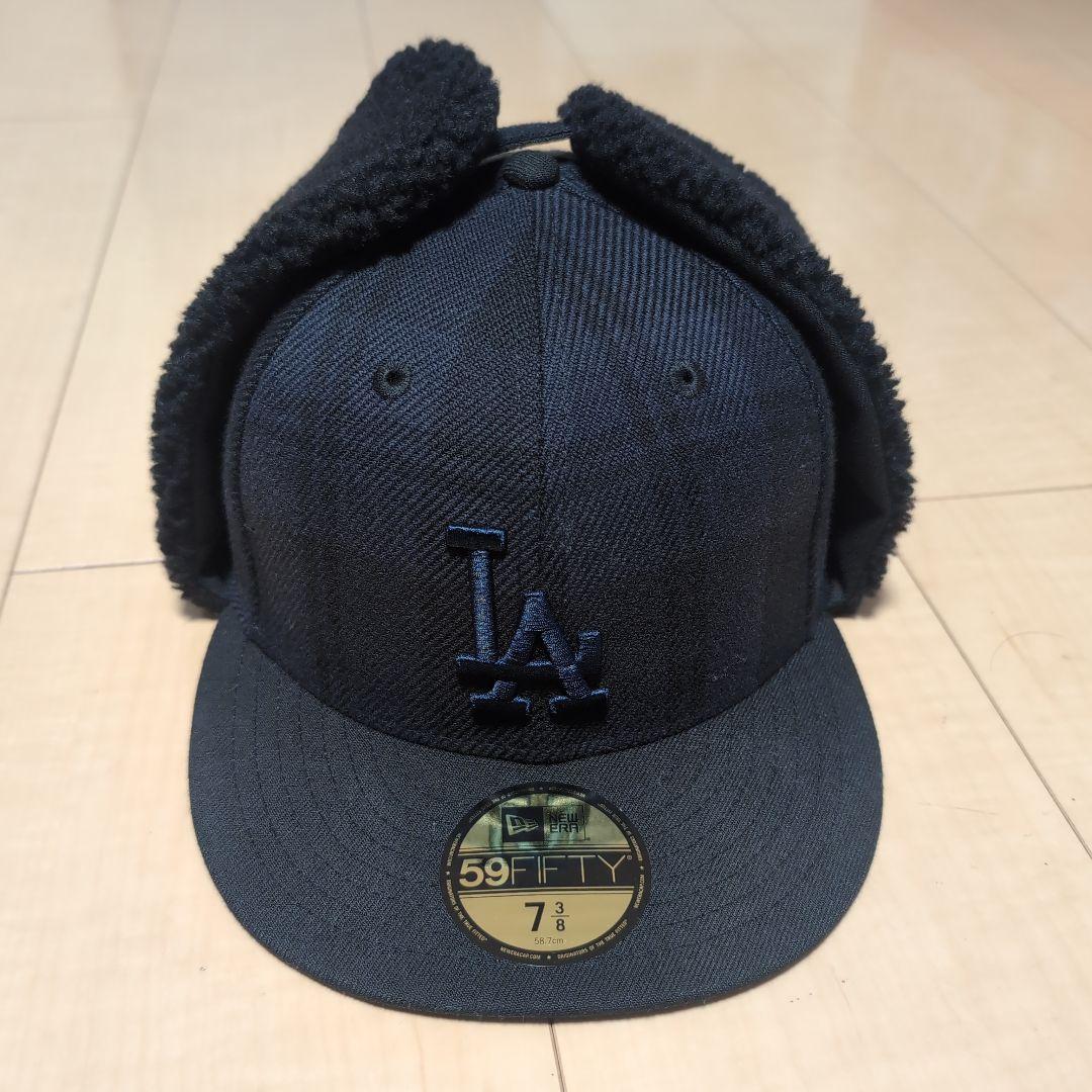 NEW ERA Dog Ear BLACK LABEL ドジャース