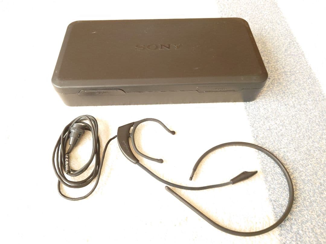SONY ワイヤレスマイク ヘッドセット ECM-322BC②