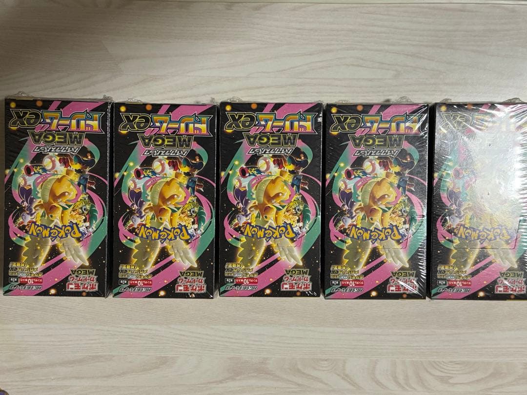 ポケモンカード MEGAドリームex 5BOX シュリンク付