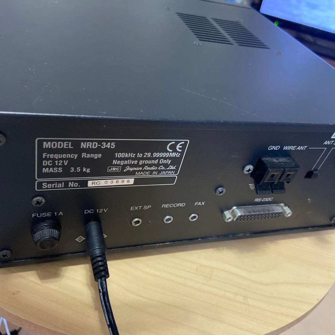 HF受信機/JRC NRD-345/希少／通電確認済み