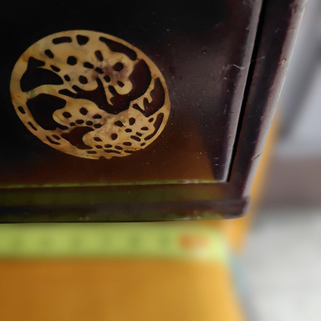 アンティーク木製引き出し収納