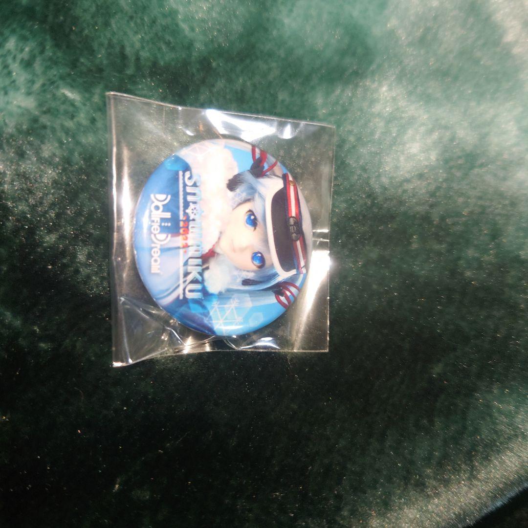 雪ミク2022 缶バッジ　ドルフィードリーム