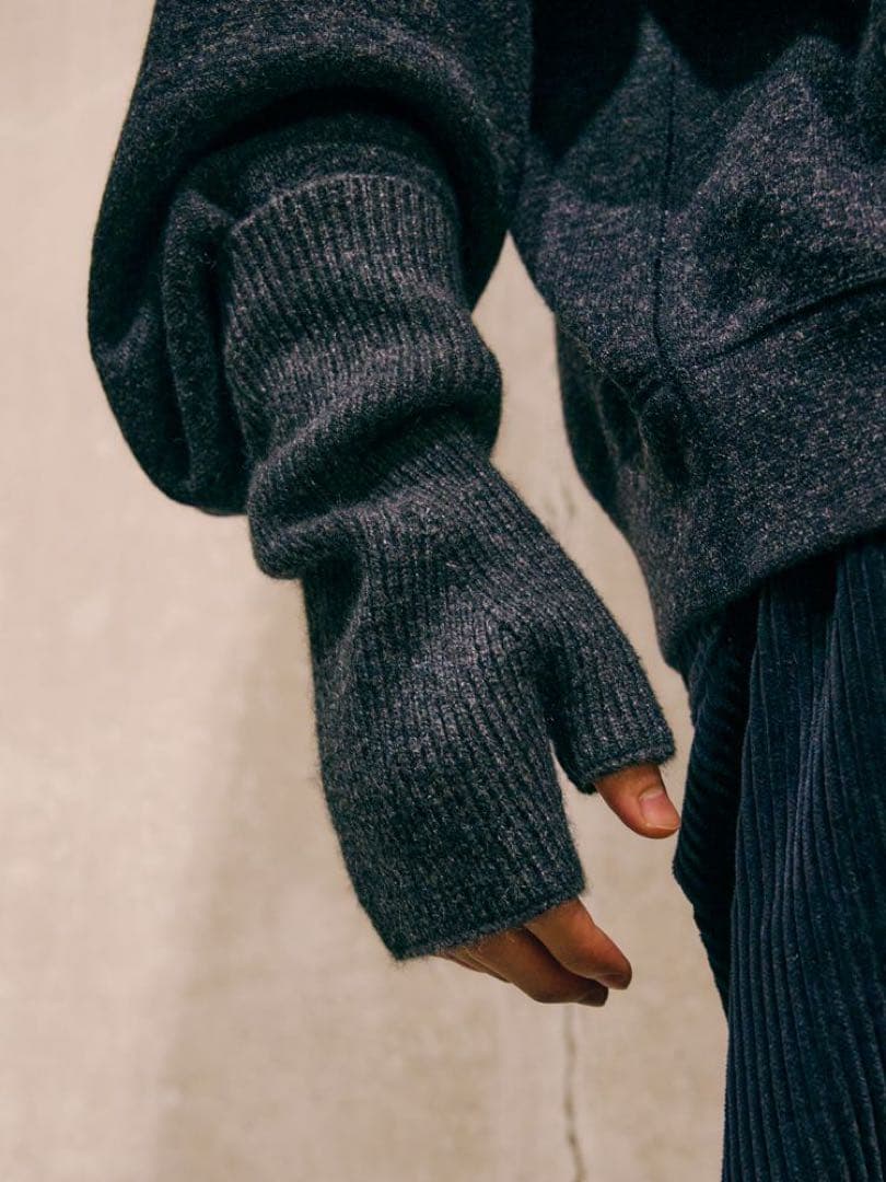 【LIDNM】Llife CASHMERE KNIT ARM WARMER