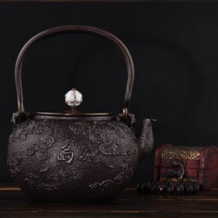 鉄器 急須 伝統工芸 手作り 鉄分補給 鉄瓶　YZS-037