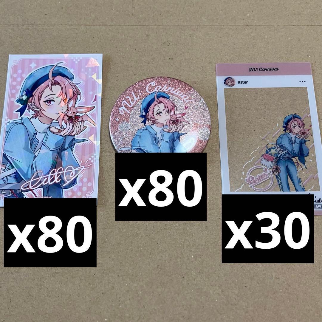 【NU:カーニバル】エスター　缶バッジ　きらきらカード　アニメイト特典　B