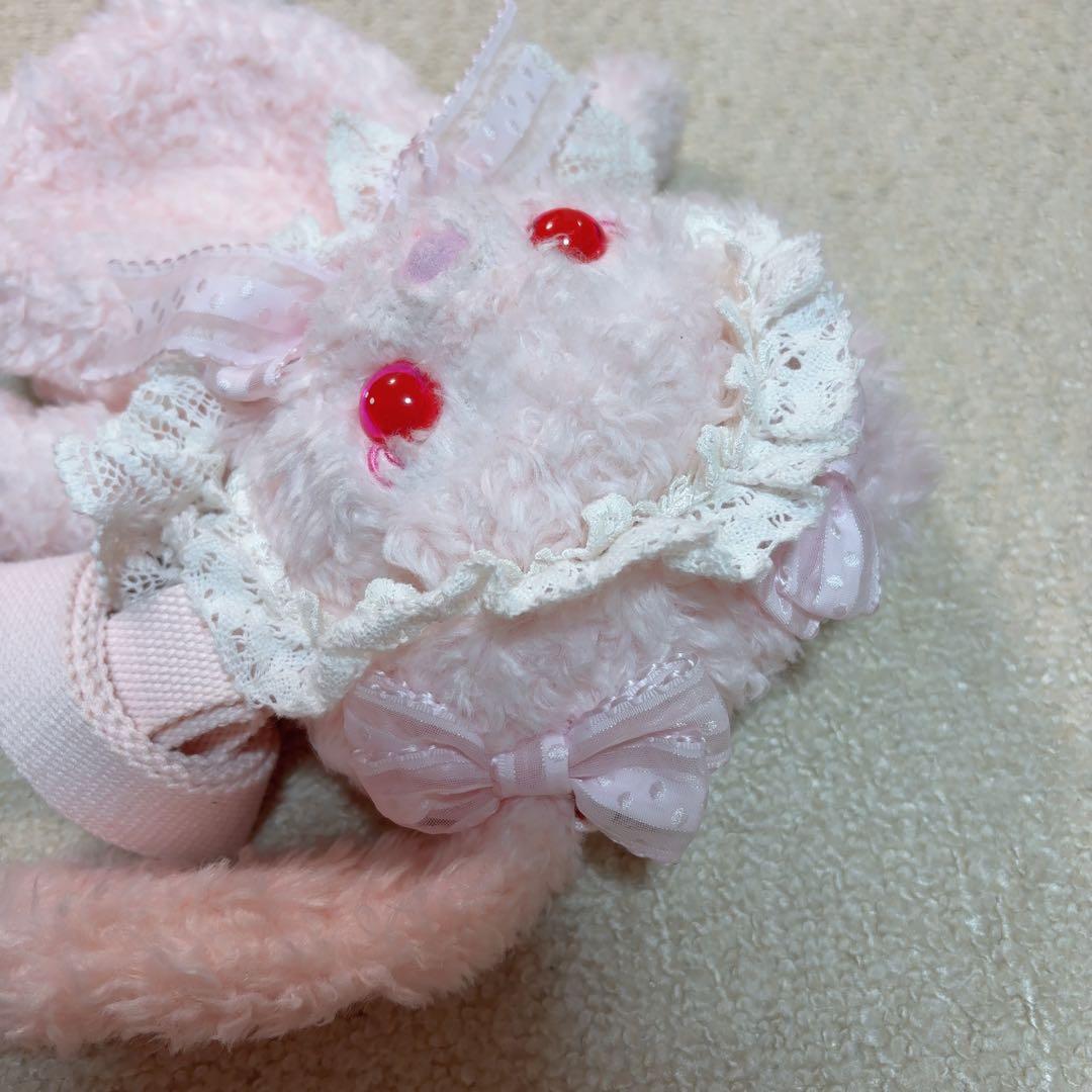 うさくみゃちゃんポシェット　ピンク