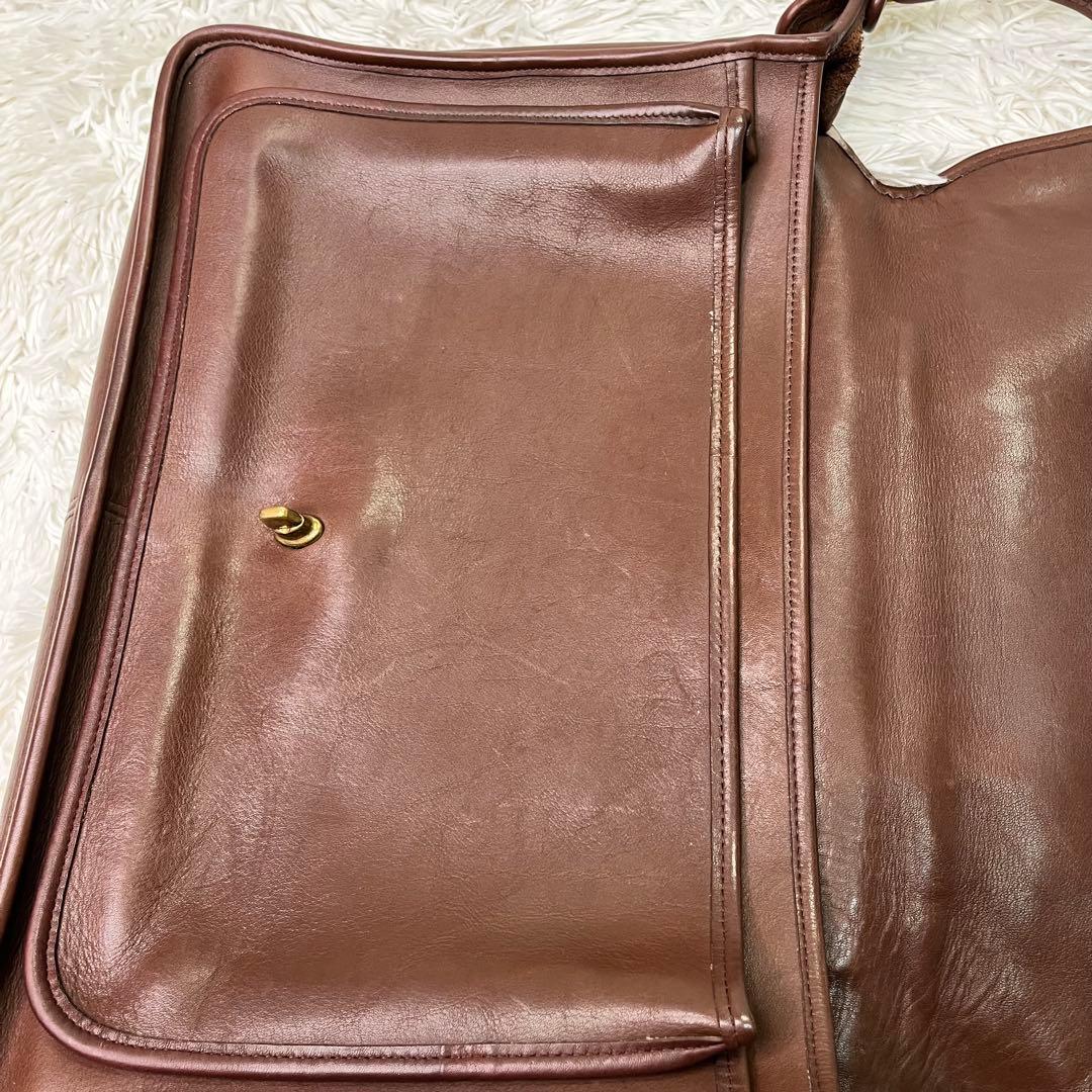 希少✨COACH コーチ ビンテージ 5180 ブルリーフケース 2way