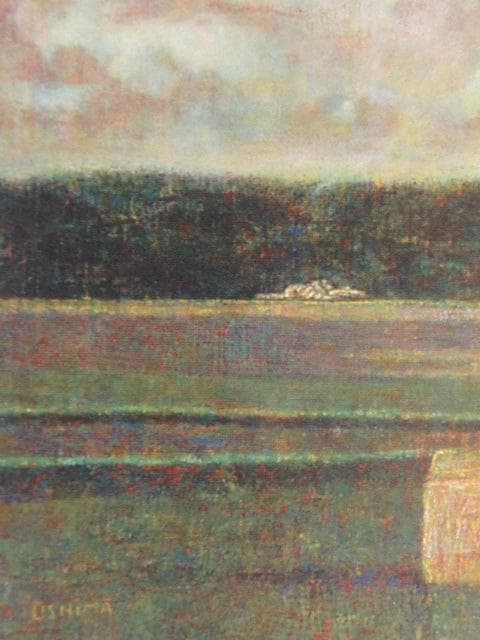 大島誠、ANGE、希少な画集より、新品高級額・額装付、状態良好