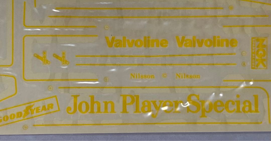 タミヤ 1/12 J.P.S タバコ ステッカー 希少品