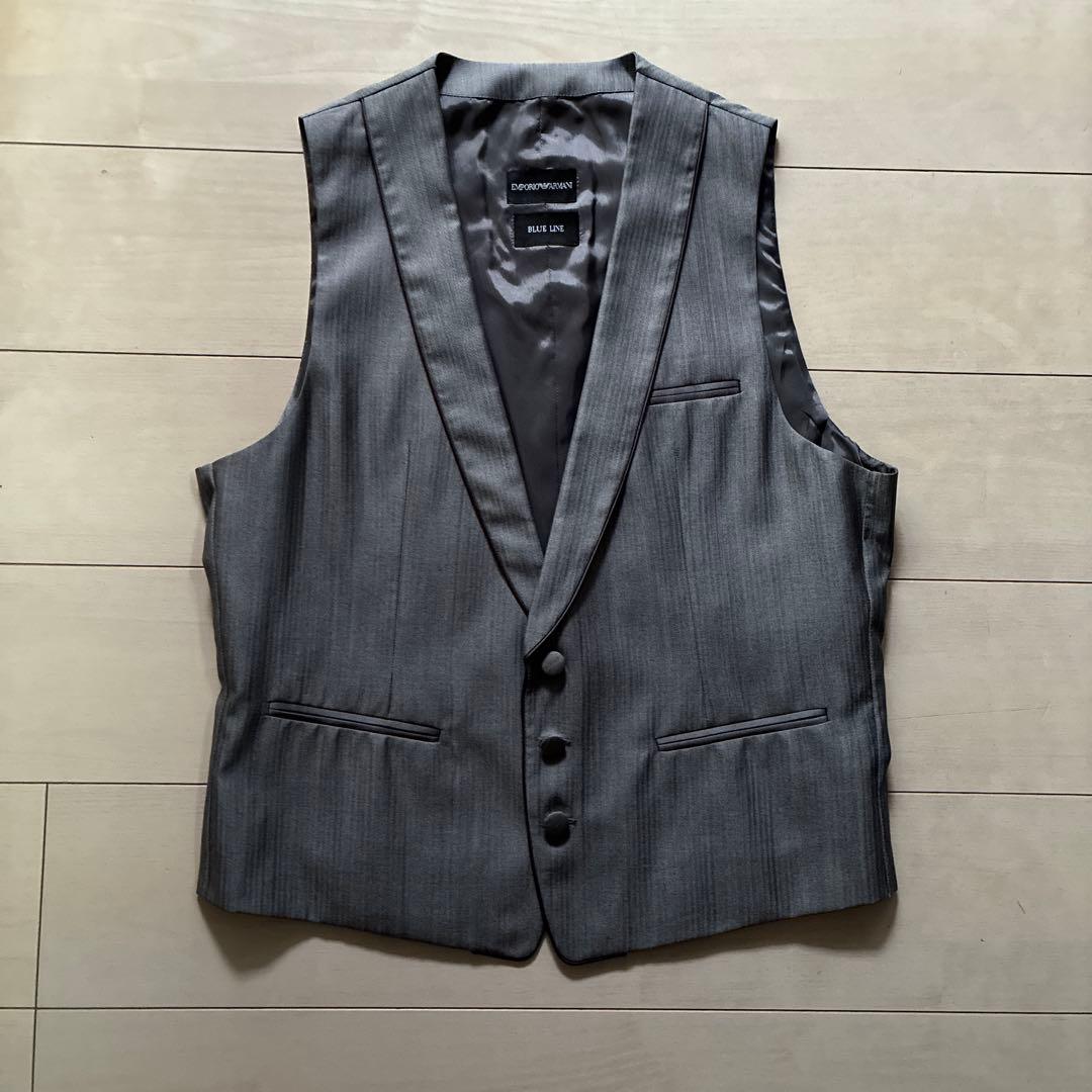 EMPORIO ARMANI BLUE LINE スーツベスト グレー
