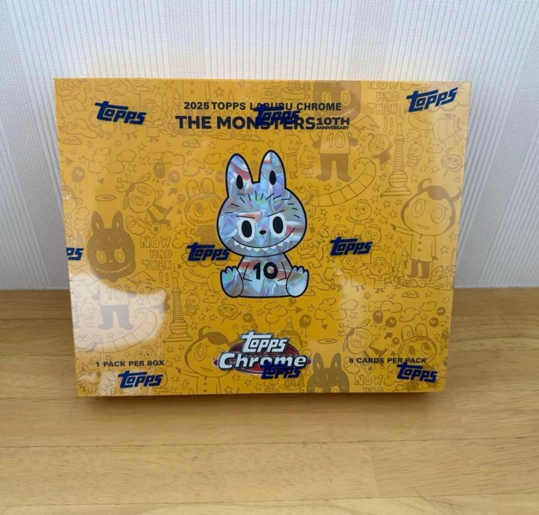2025 topps chrome labubu 10th 新品未開封