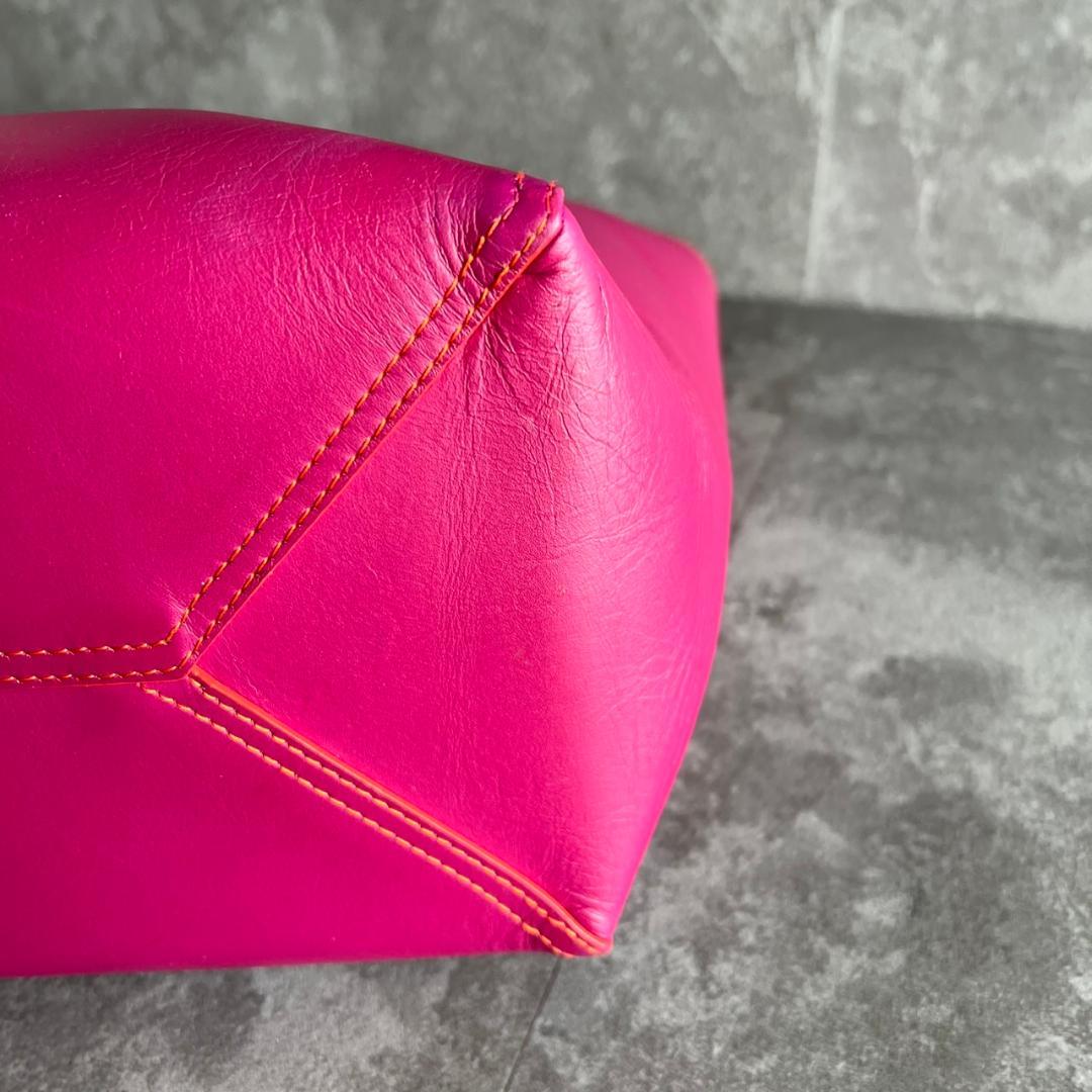 ゆずポン⭐️LOEWE⭐️ロエベ レオ トートバッグ アナグラム ピンク