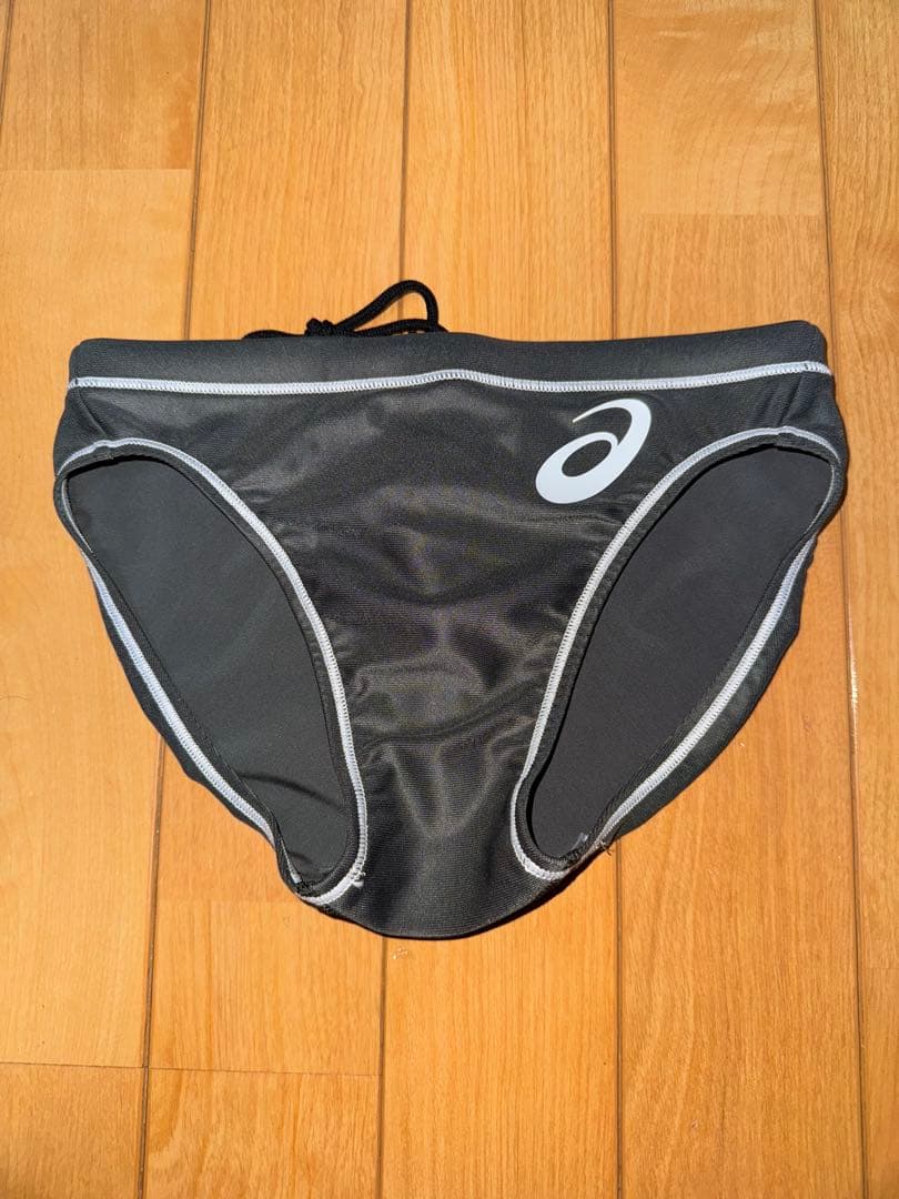 アシックス メンズ競泳水着 2161A070 Sサイズ グレー