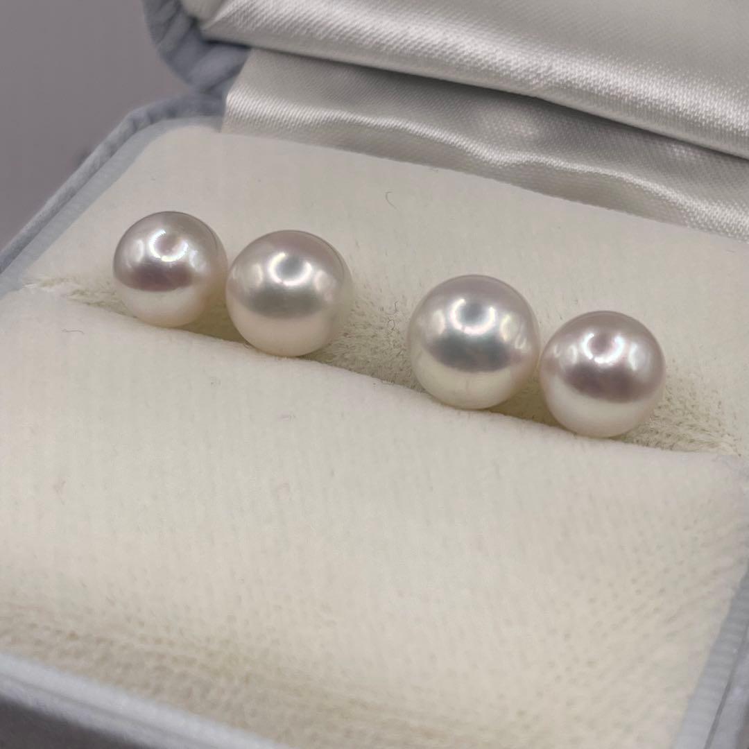 あこや真珠　ピアス　本真珠　バックパールキャッチ