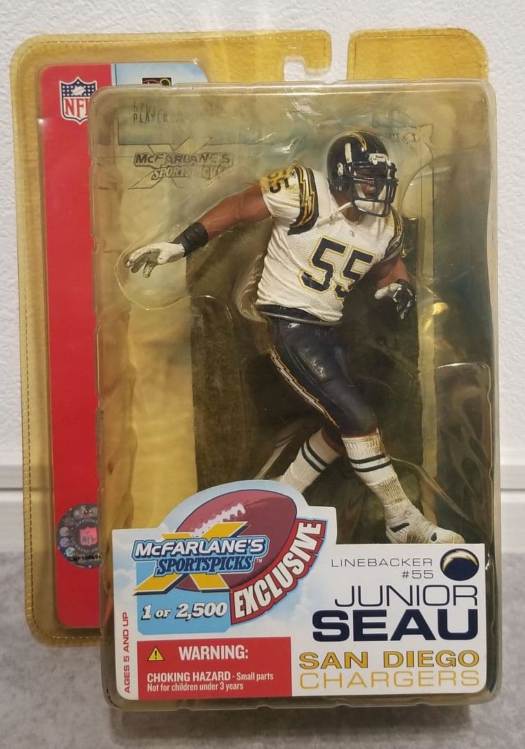 【激レア　未開封】NFL　マクファーレンフィギュア　★ジュニア・セアウ★