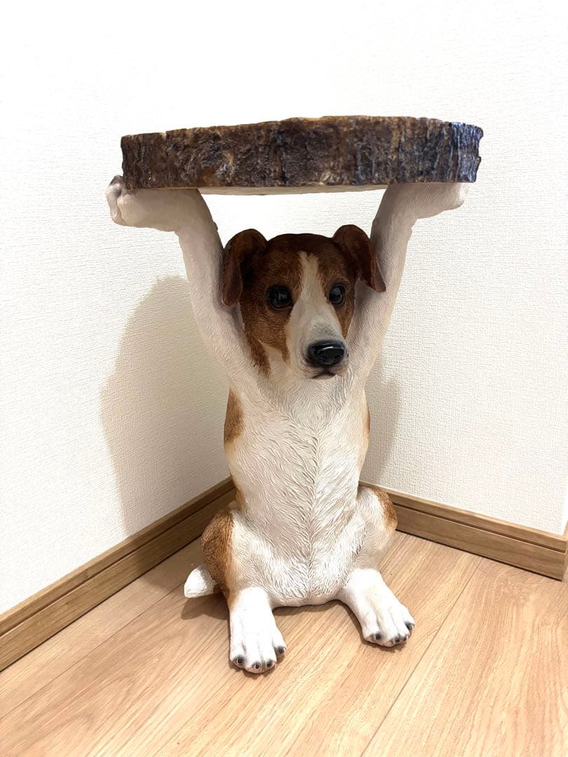 KARE アニマルサイドテーブル　ジャックラッセルテリア