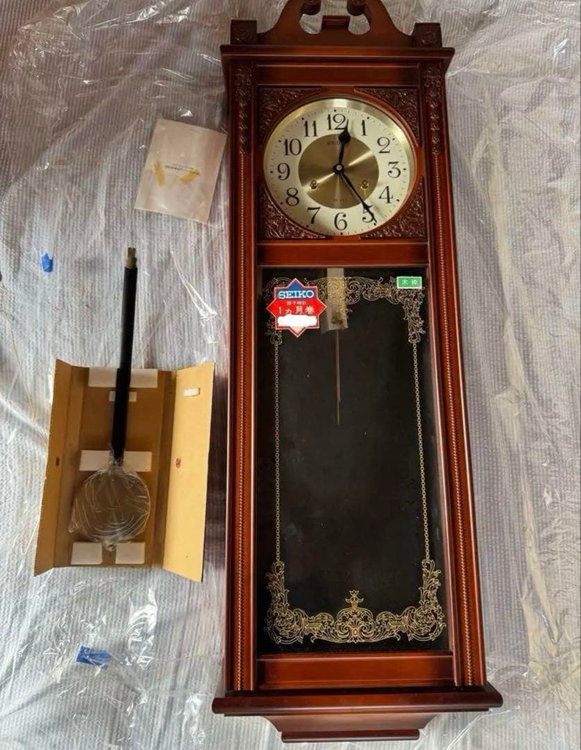 SEIKO セイコー 振り子時計 1ヶ月巻 ゼンマイ 未使用品