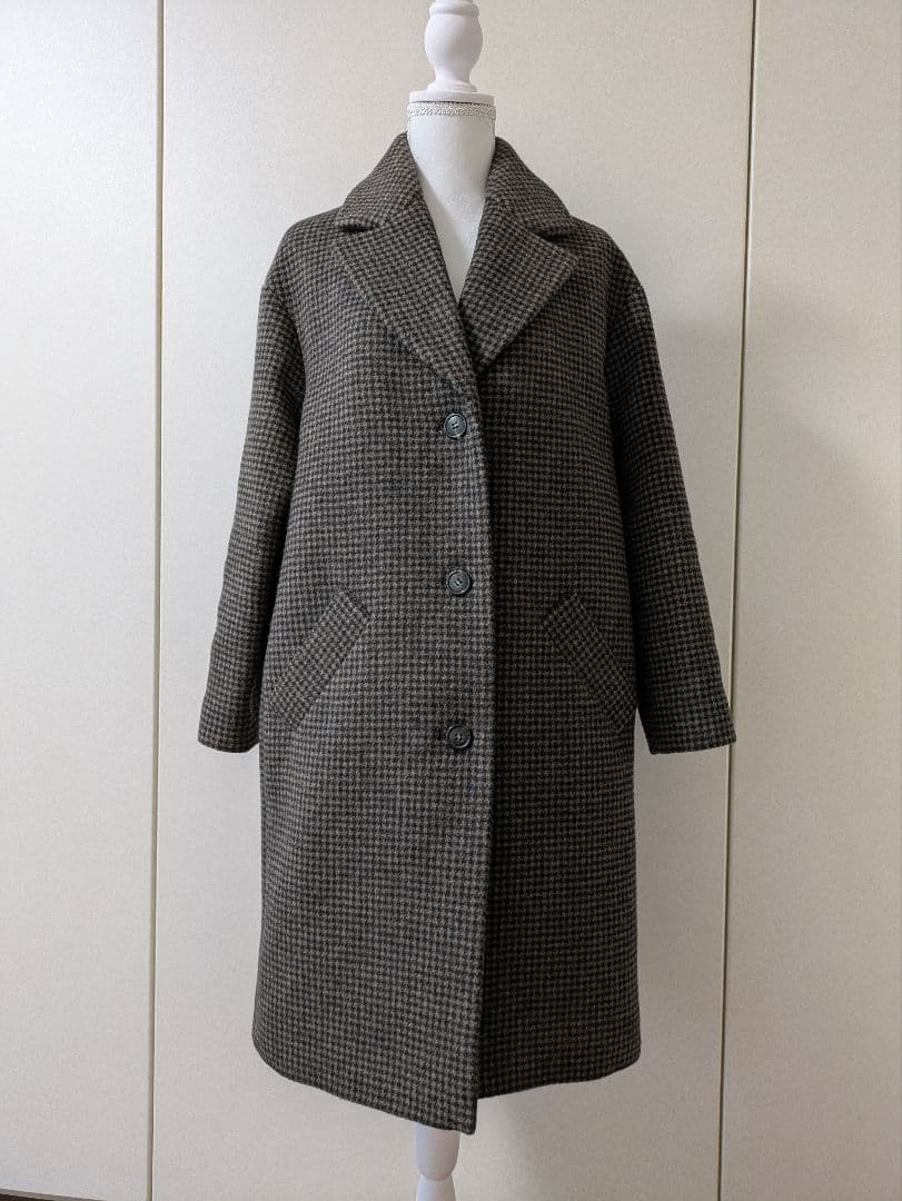 A.P.C ☆グレンチェック柄 チェスターコート