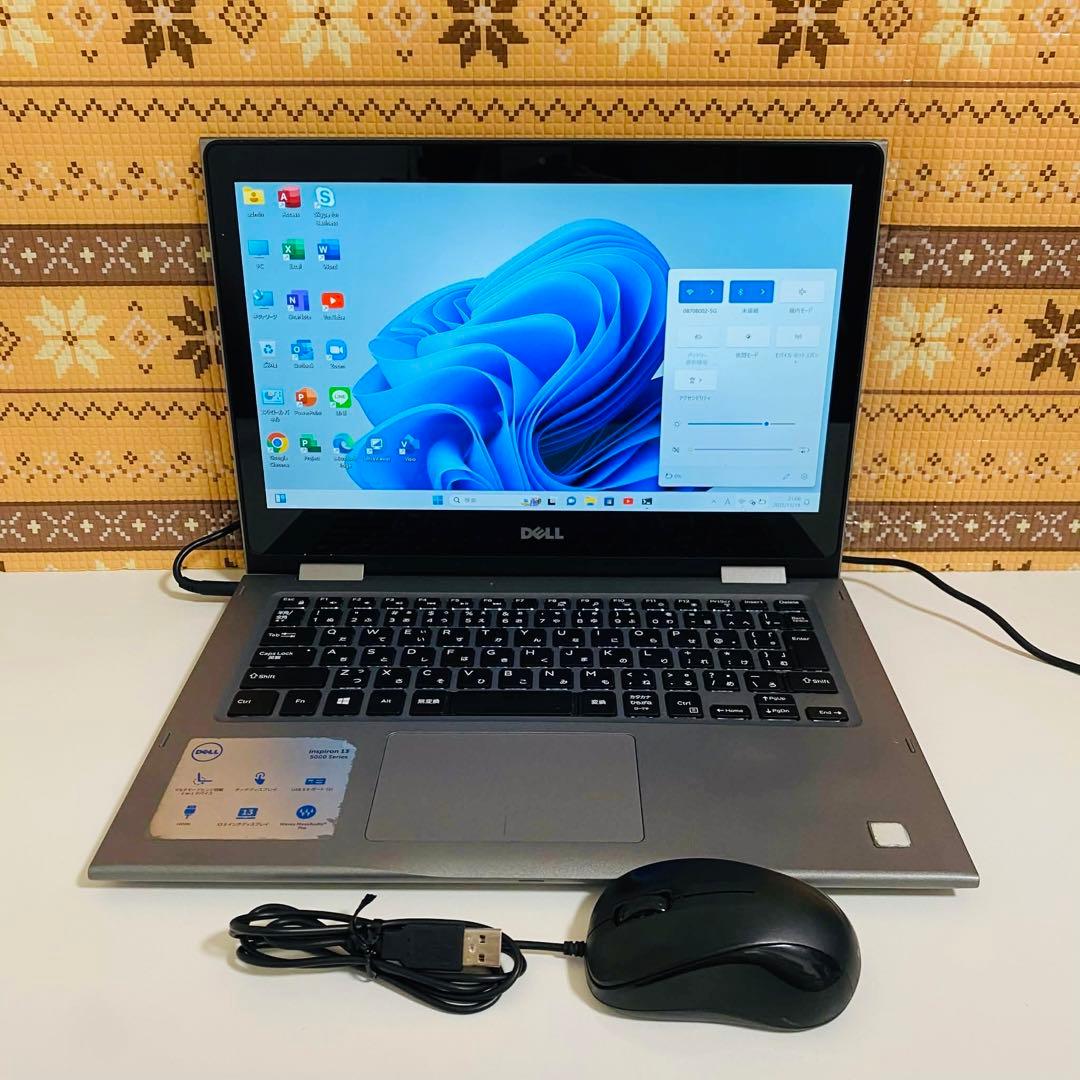 Y927 DellノートパソコンSSD高速コンパクトWindow11タッチパネル