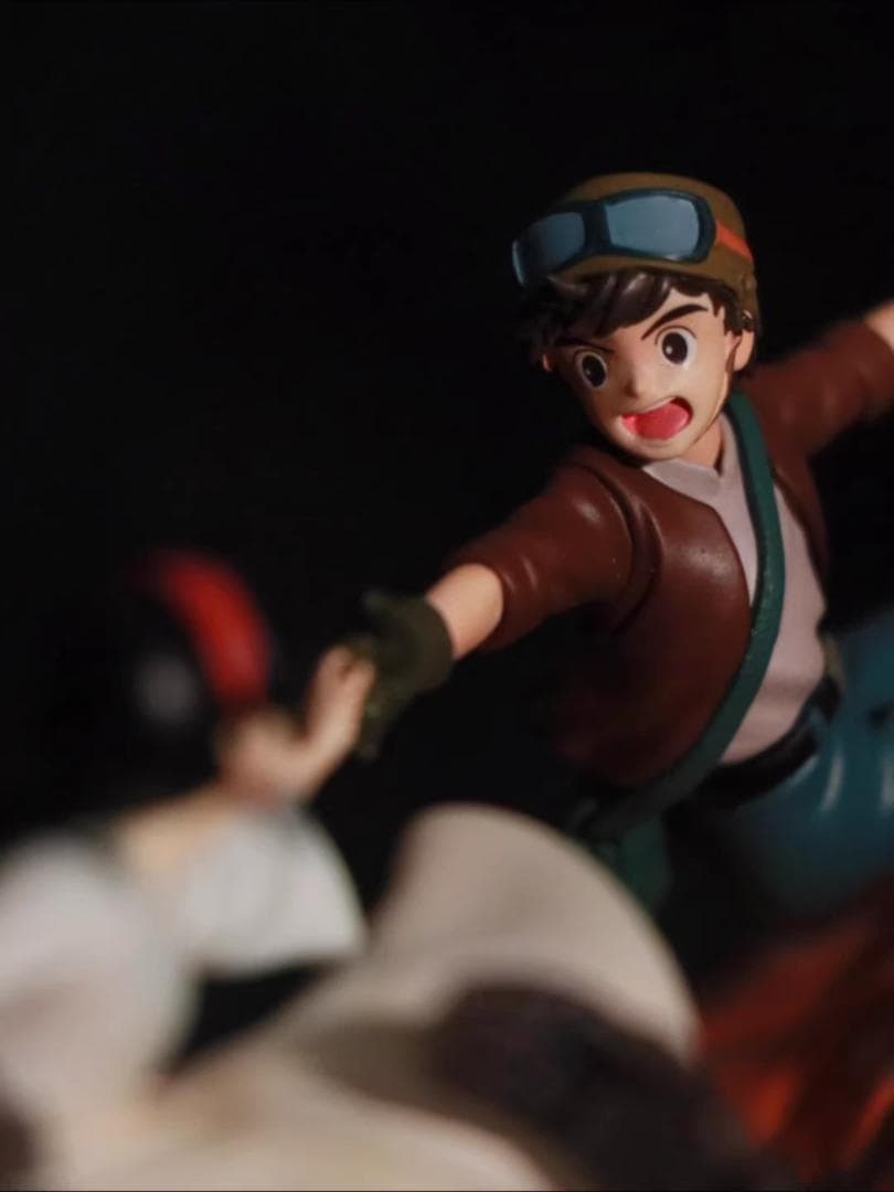 宮崎駿 天空の城ラピュタ バスがシータを救うGK 彫刻フィギュア