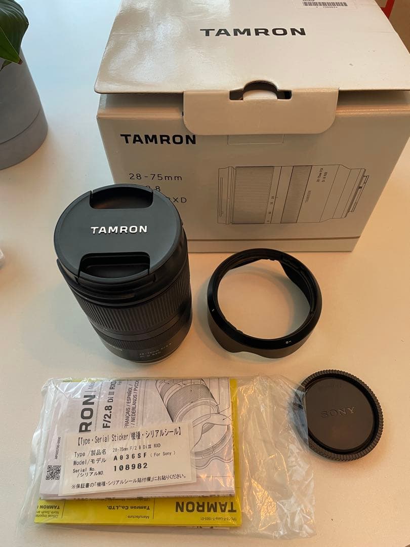 レンズ(ズーム) TAMRON 28-75mm F/2.8 Di III RXD