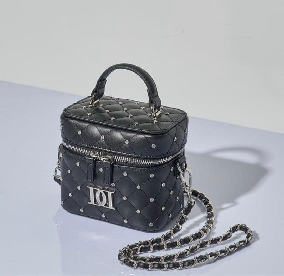 ダーリッチ【Darich】キルティングビジュースクエアバッグ ショッパー有