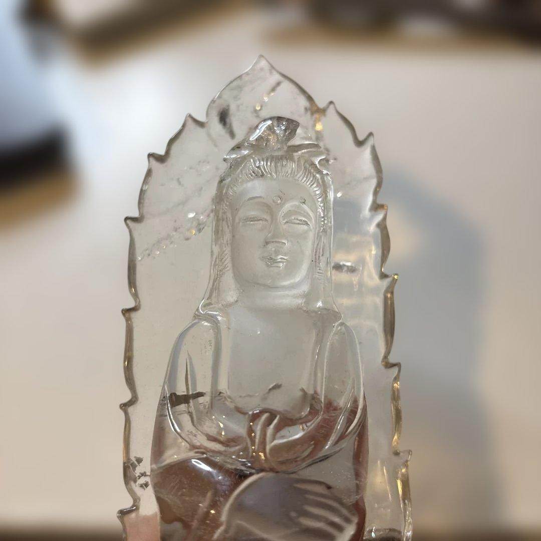 最近金運がやばい！すんごい慈悲！天然水晶の観音様(京都)！すんごい優しいパワー！