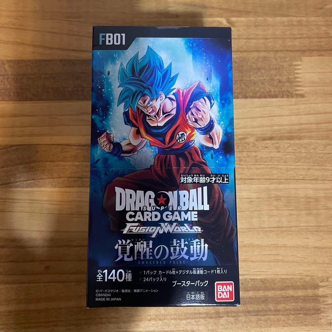 【未開封】ドラゴンボールカードゲーム 覚醒の鼓動 4BOX
