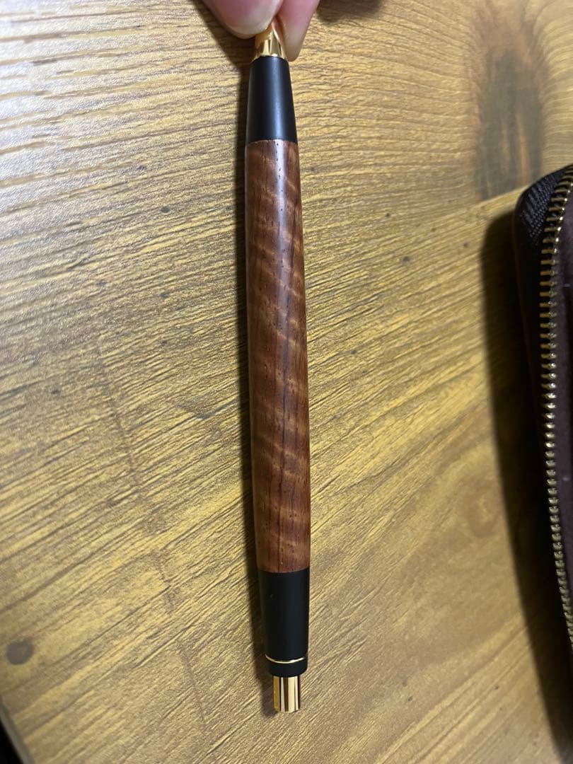 \"ntm\"野原工芸本花梨虎杢新型シャーペン