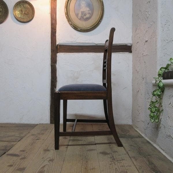 イギリス アンティーク 家具 ダイニングチェア マホガニー 英国 4186e