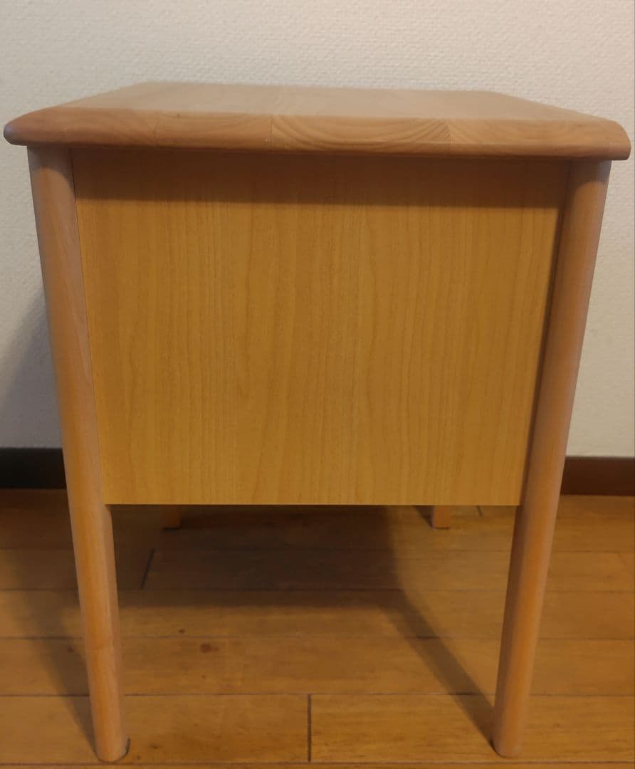 天然木サイドテーブル 、ナイトテーブル
