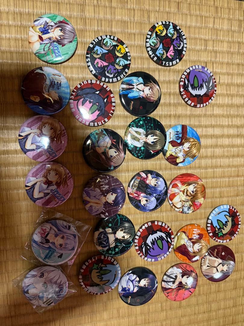 参考用　パープルとか　缶バッジ