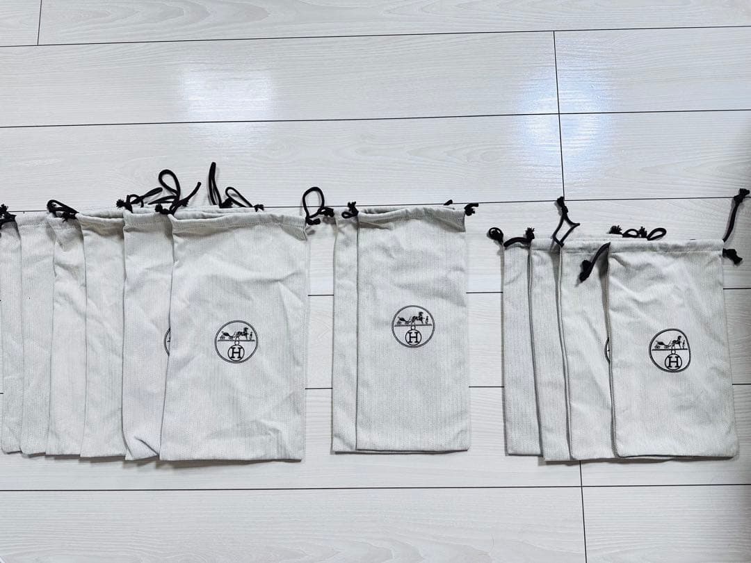 新品　エルメス　巾着袋　シューズ