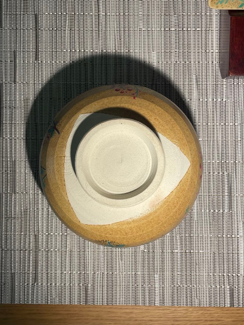 134桑野むつ子 京都 御所の花十二ヶ月【10月萩の花】抹茶椀・和陶皿 しおり付