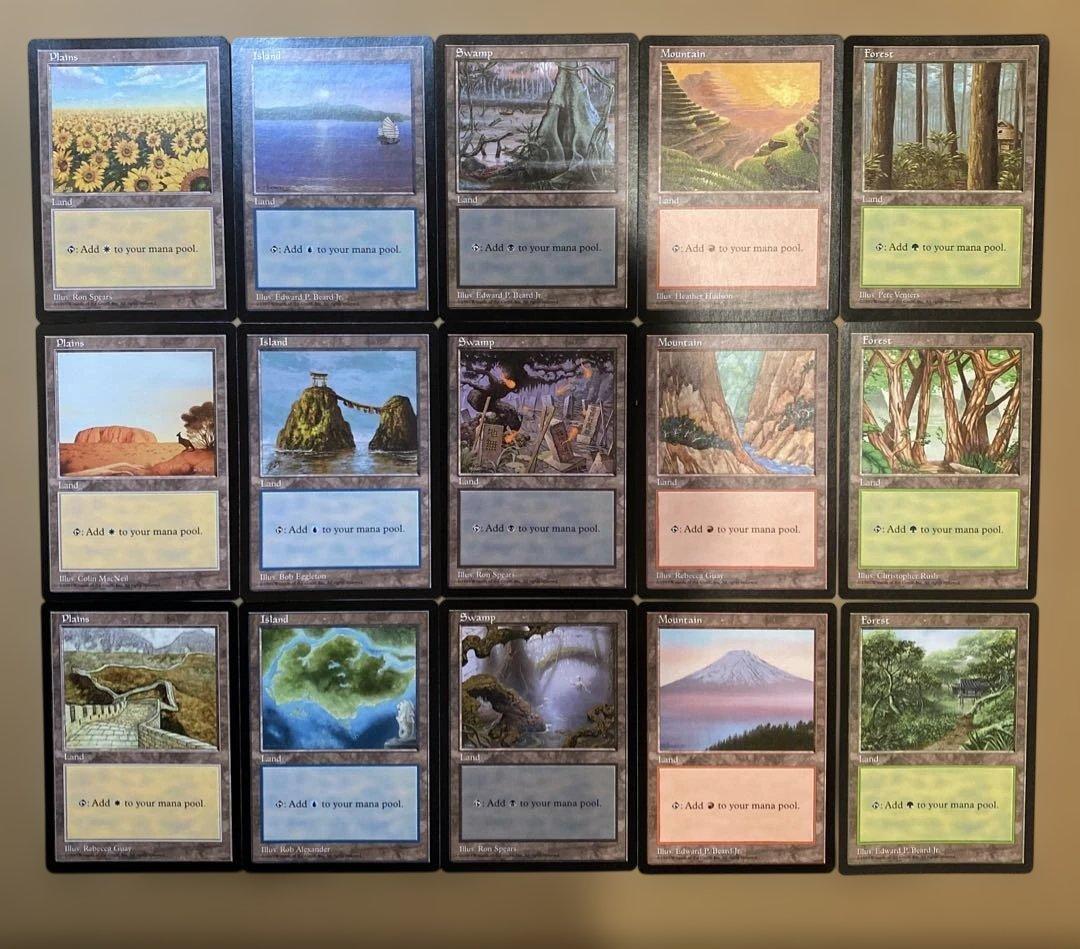 MTG apacランド 全種 15枚