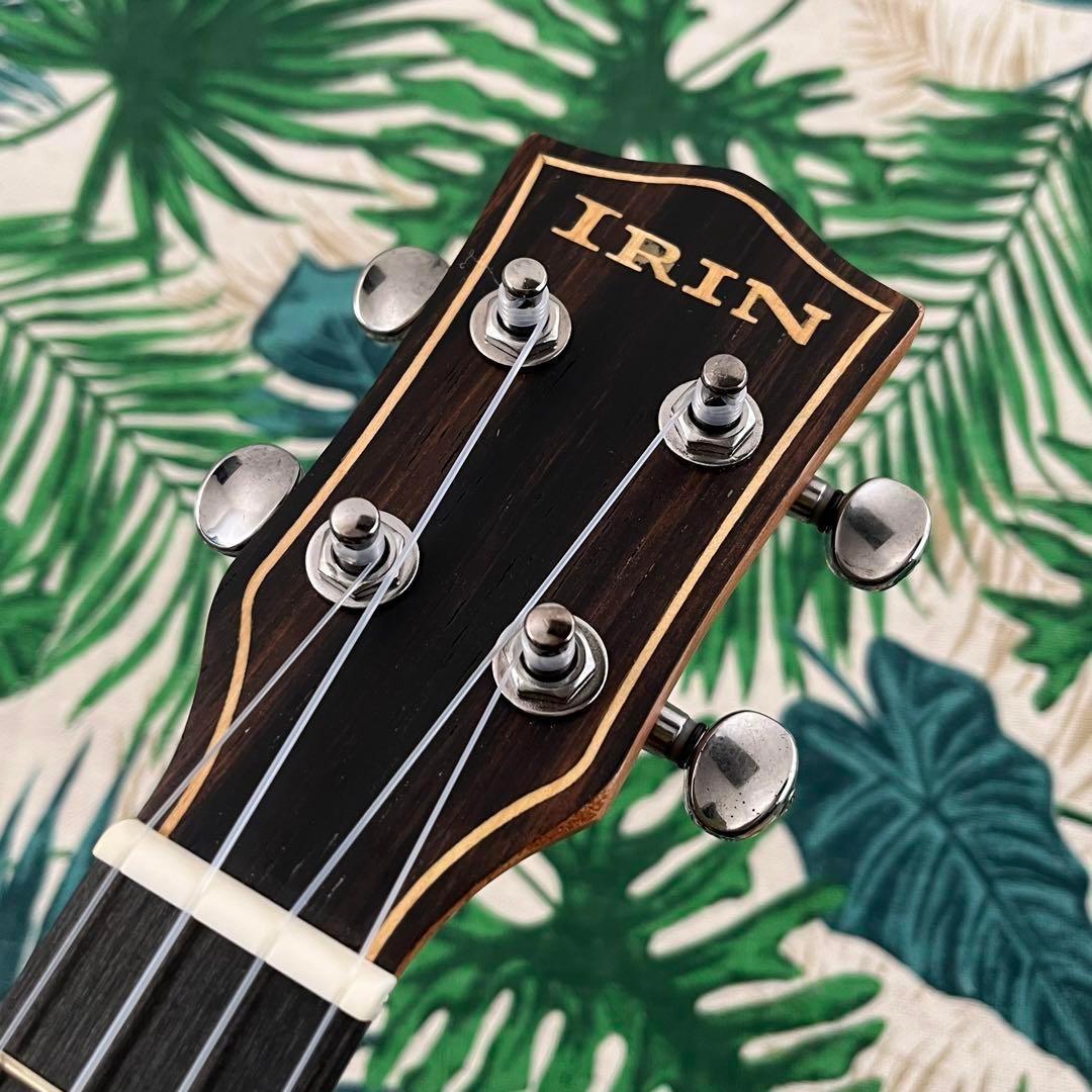【入門セット】IRINのウォルナット材コンサート・ウクレレ【ウクレレ専門店】