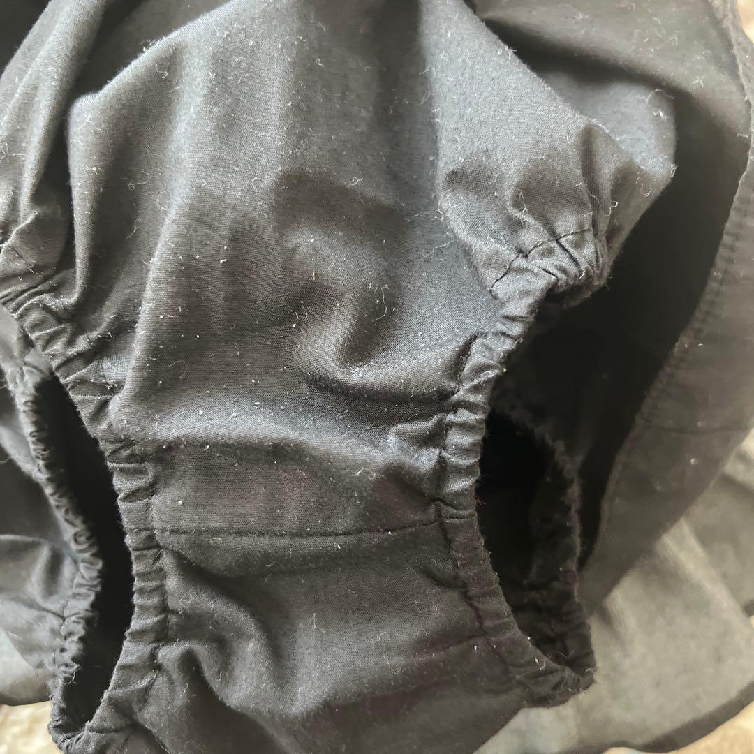 スカート wonny ribbon Black denim skirt M