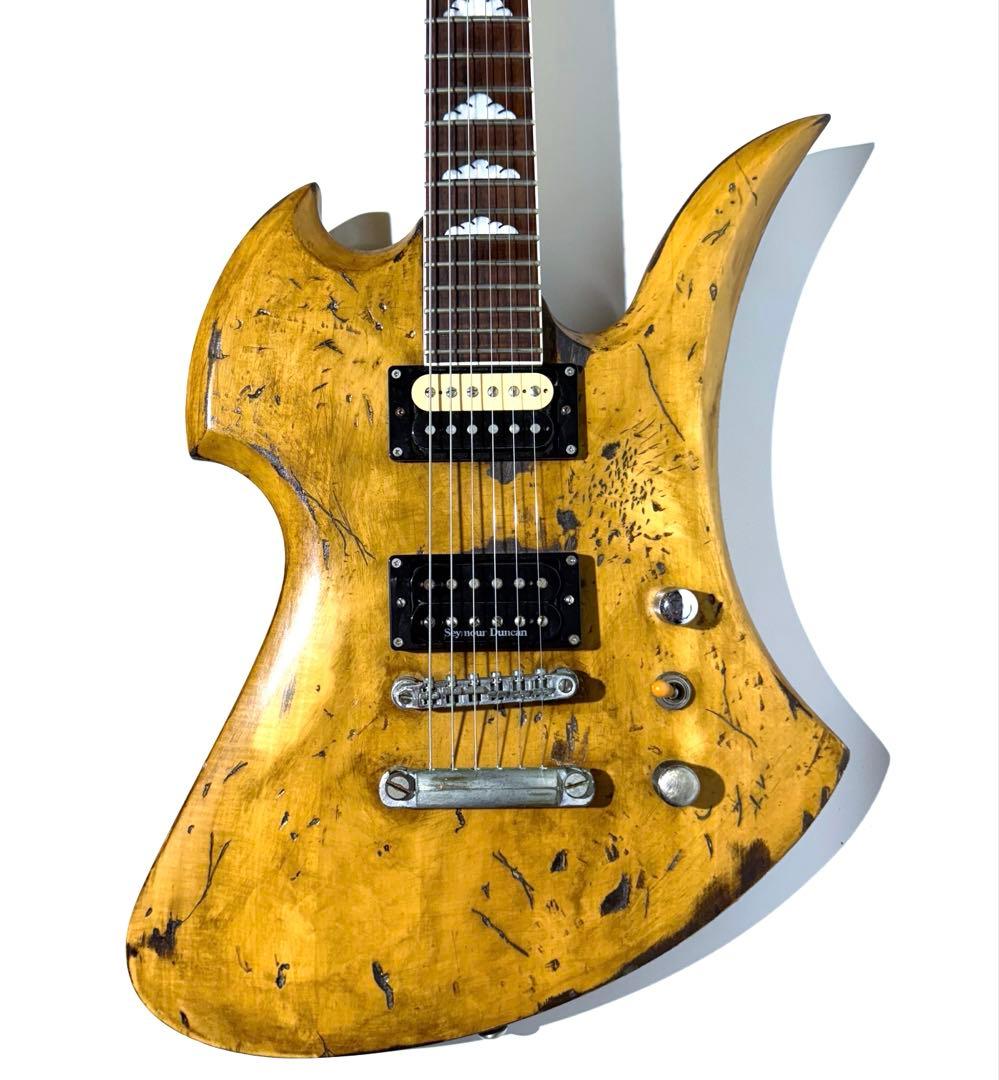 【レリック風】 Burny MockingBird バーニー エレキギター